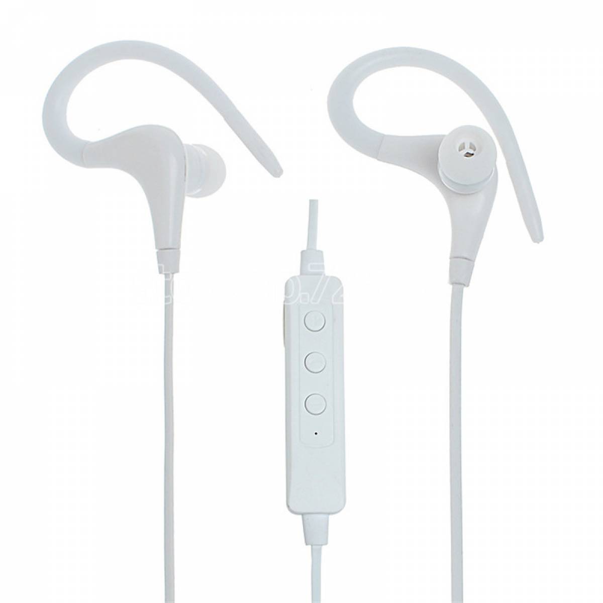Auricular bluetooth deportivo con micro SD color BLANCO