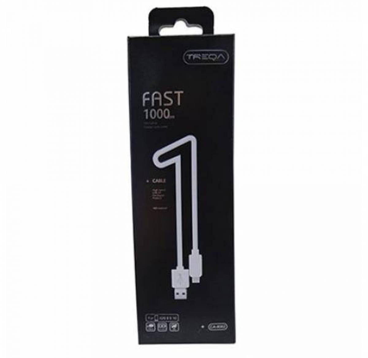 Imagen adicional 2 de Cable de datos fast micro USB para Android de 1m de calidad