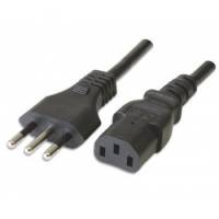 Foto del producto Cable de poder para Pc conexión tres en linea