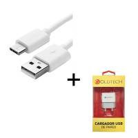 Foto del baner flotante de Cargador 2a para celualres + cable tipo c fast rapido