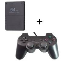 Foto del baner flotante de Control para ps2 playstation 2 + memory card 64mb