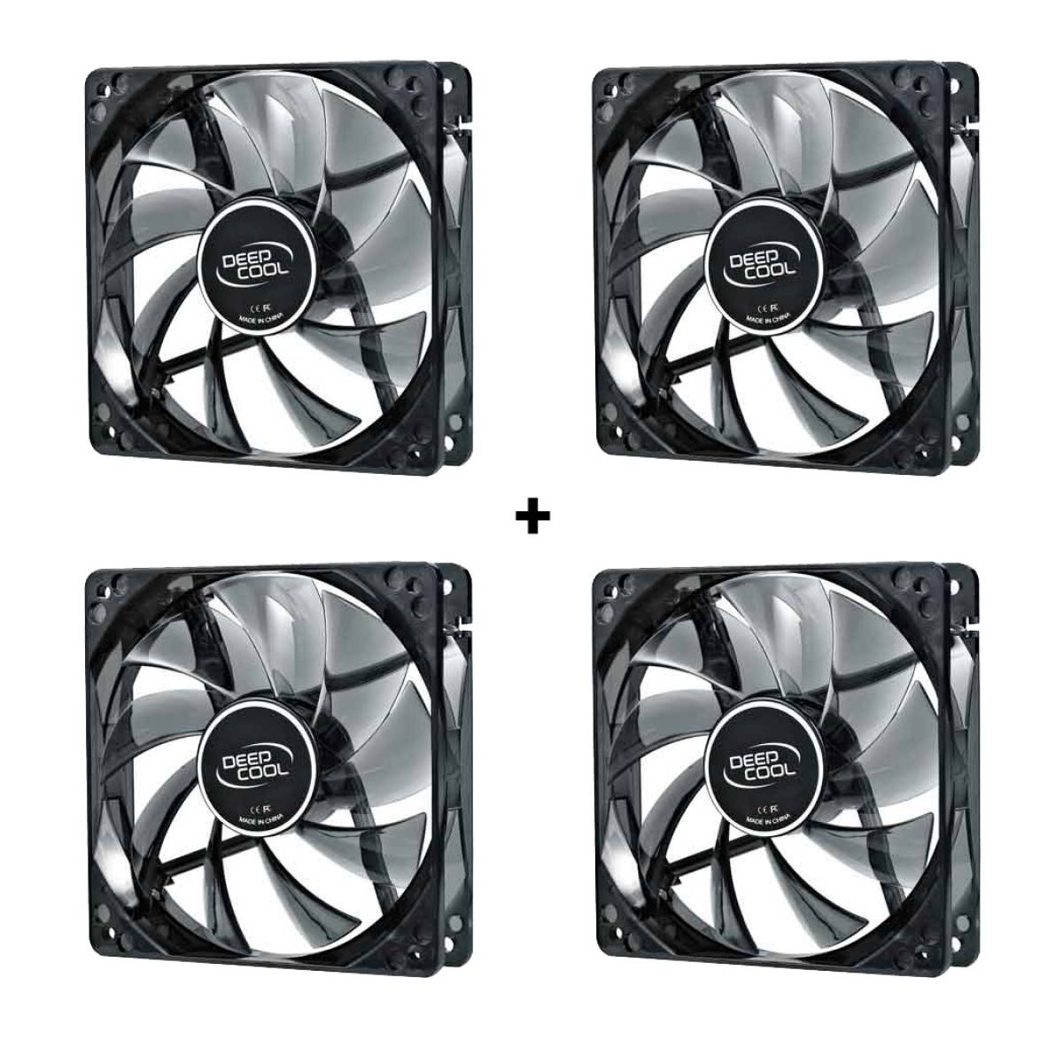 Imagen adicional 1 de Pack de 4 Fancoolers para Gabiente con led Deep