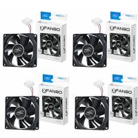 Foto del producto Pack de 4 fancooler de 8 cm para pc