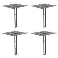 Foto del baner flotante de Pack de 4 soportes para canalera Brateck