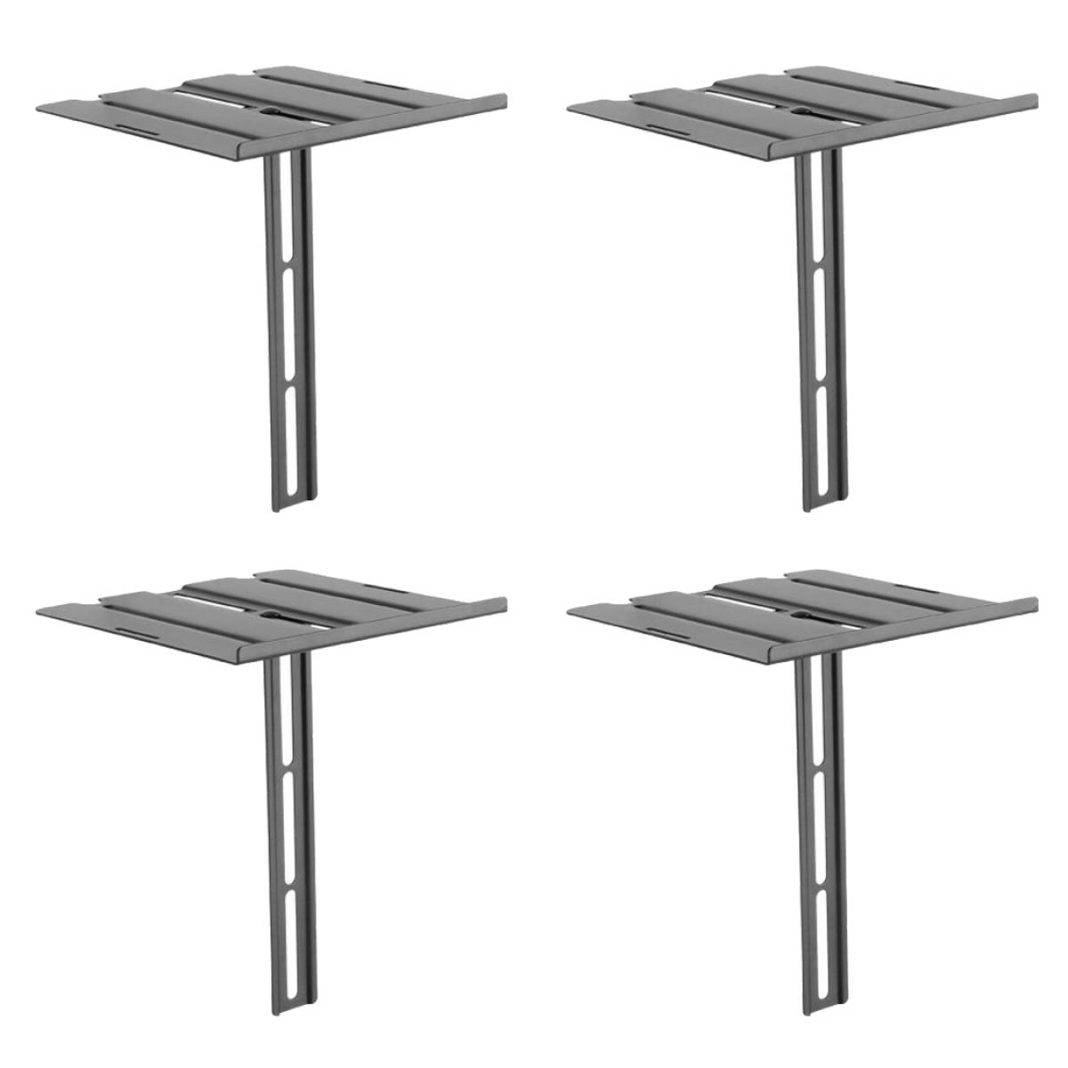 Imagen adicional 1 de Pack de 4 soportes para canalera Brateck