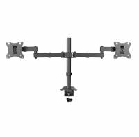 Foto del baner flotante de Soporte doble para escritorio para tv monitor hasta 24"