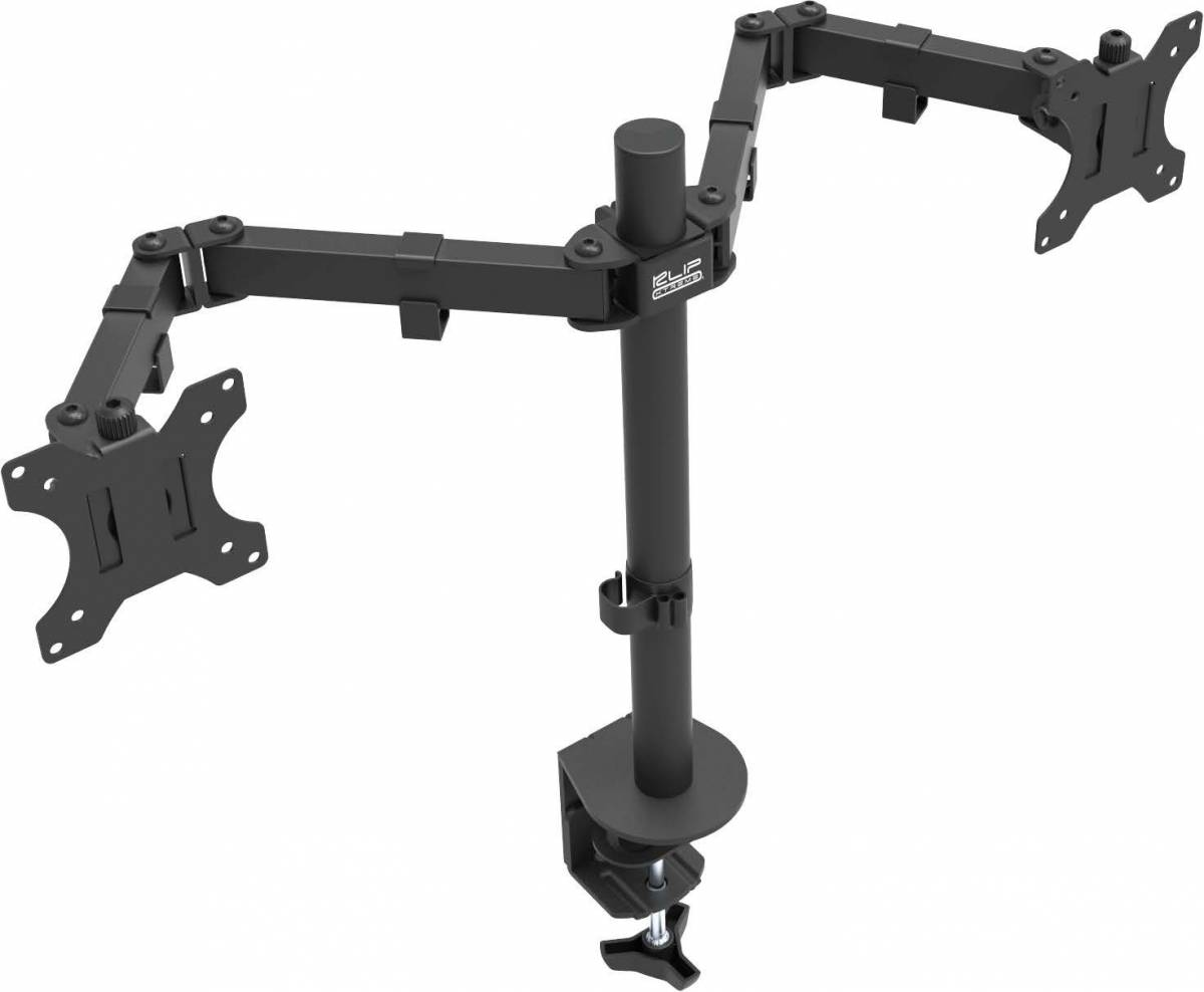 Imagen adicional 3 de Soporte doble para monitor para escritorio Klip Xtreme