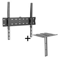 Foto del baner flotante de Soporte fijo para tv led hasta 55 + soporte de canalera