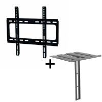 Foto del baner flotante de Soporte para tv led fijo hasta 55 pulgadas + sop de canalera