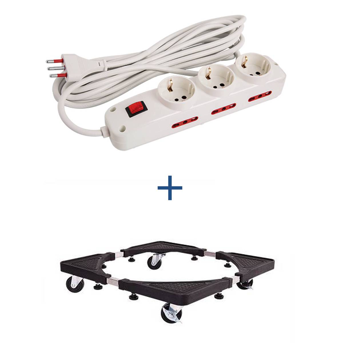 Imagen adicional 1 de Zapatilla conatel 3m+ soporte heladera con ruedas