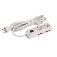 Foto del producto Zapatilla de 2 Schuko y 4 conectores 3 en Lines Oferta