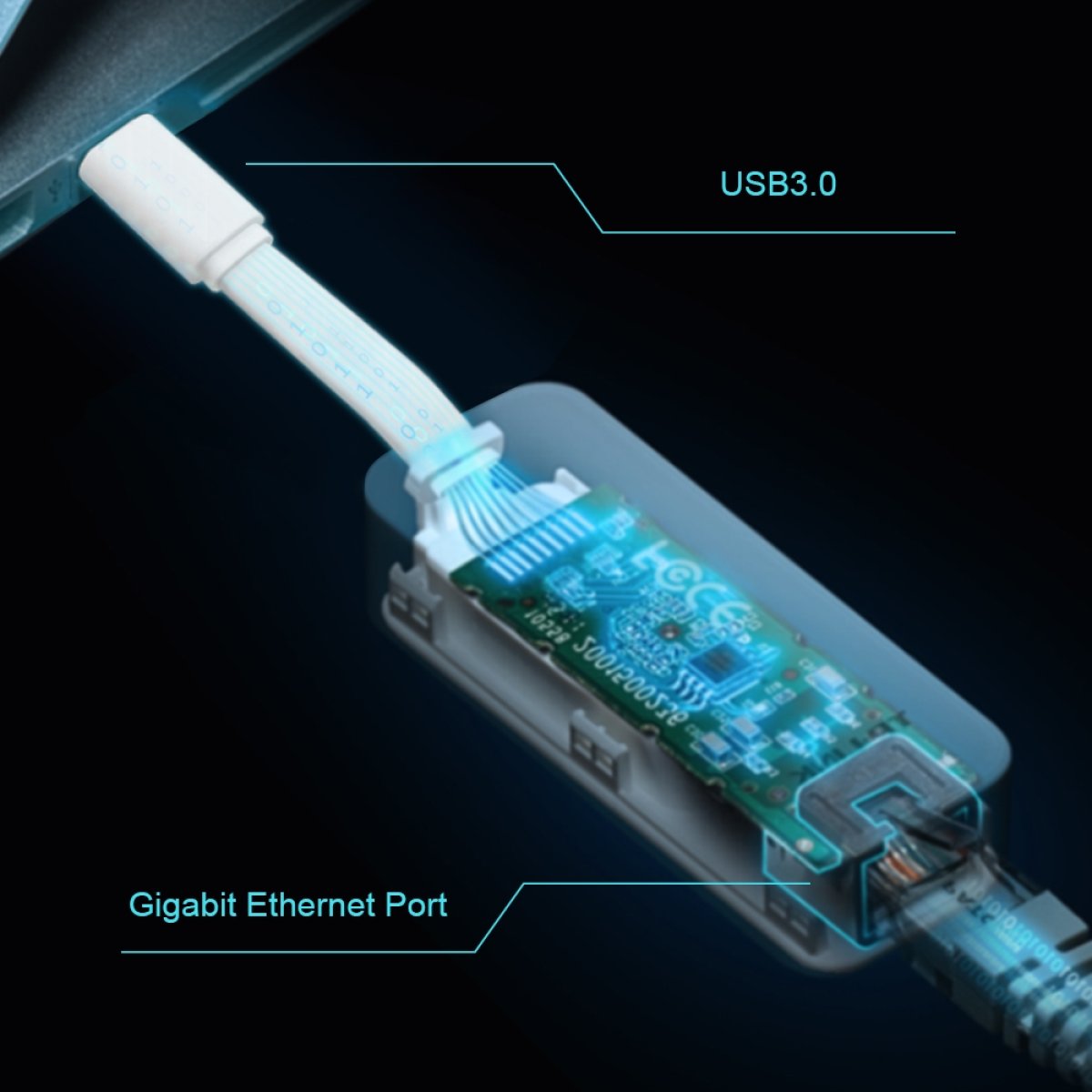 Imagen adicional 4 de Adaptador de red USB Type-C a RJ45 Gigabit Ethernet