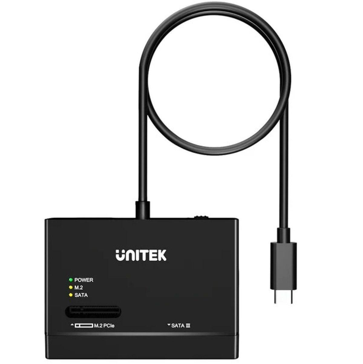 Imagen adicional 2 de Adaptador Externo Unitek USB-C para discos 2.5", 3.5" y M.2