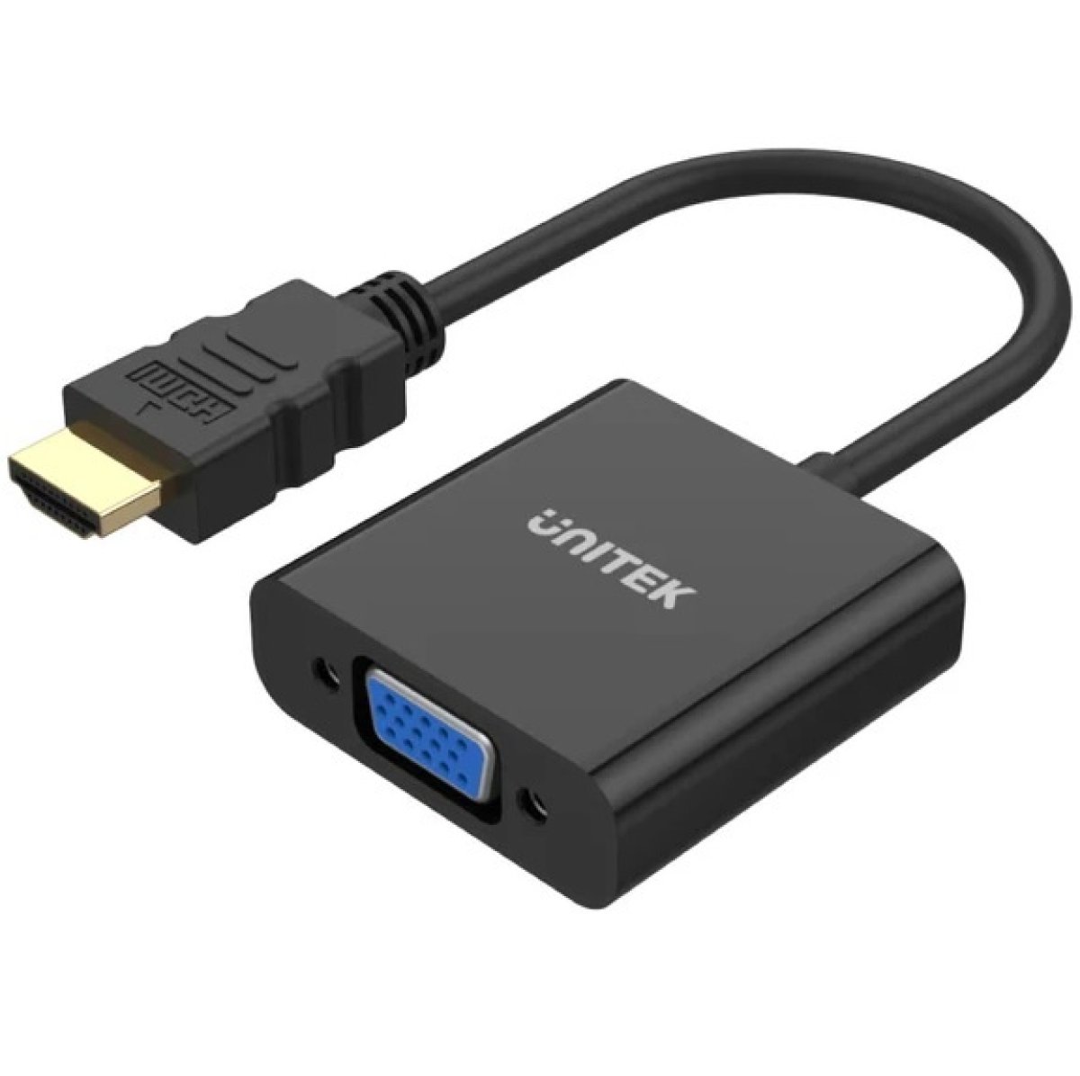 Imagen adicional 1 de Adaptador Unitek HDMI a VGA con audio Hasta 1080p Full HD