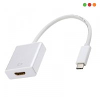 Foto del baner flotante de Adaptador USB C Macho a HDMI Hembra 15 cm | Anbyte