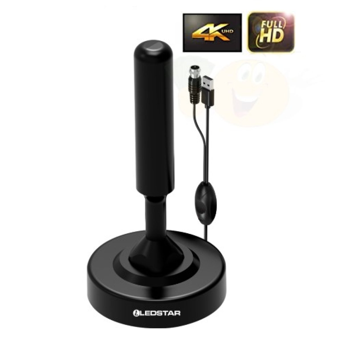 Imagen adicional 2 de ANTENA INTERIOR LEDSTAR TV DIGITAL CON BOOSTER usb