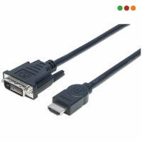 Foto del baner flotante de Cable HDMI a DVI-D 24+1 macho/macho 3,0 mts Manhattan