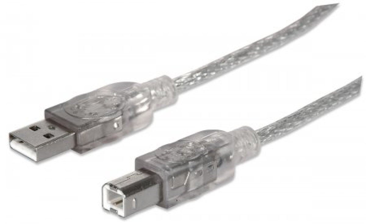 Imagen adicional 1 de Cable USB 2.0 A/B 1,8 mts - Para impresora - Manhattan