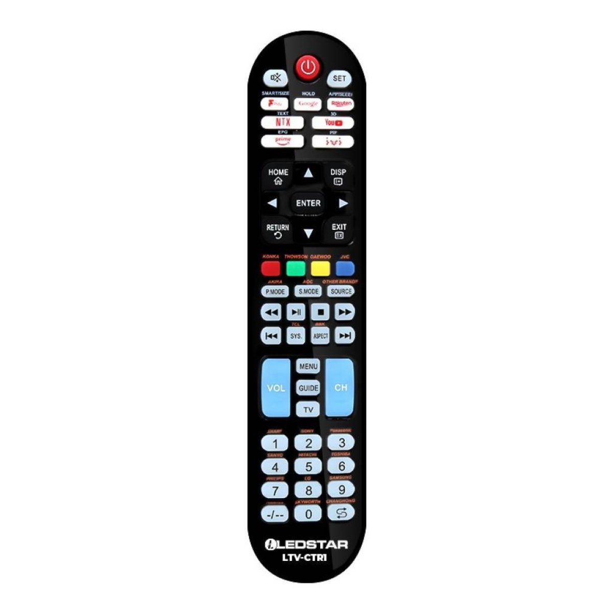 Imagen adicional 1 de CONTROL REMOTO UNIVERSAL TV LEDSTAR