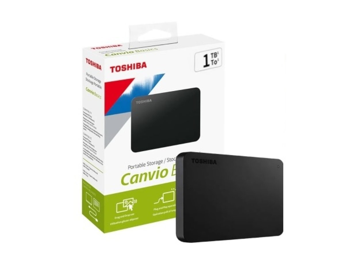 Imagen adicional 1 de Disco externo Toshiba 1TB USB 3.0 Velocidad de hasta 5 Gbit/