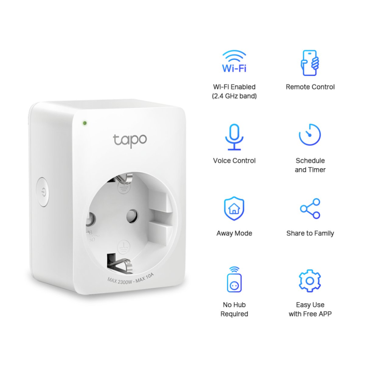 Imagen adicional 1 de Enchufe Inteligente TP-LINK Tapo P100