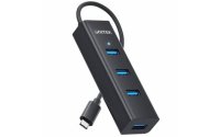 Foto del baner flotante de HUB USB-C Unitek 4 Puertos 5Gbps