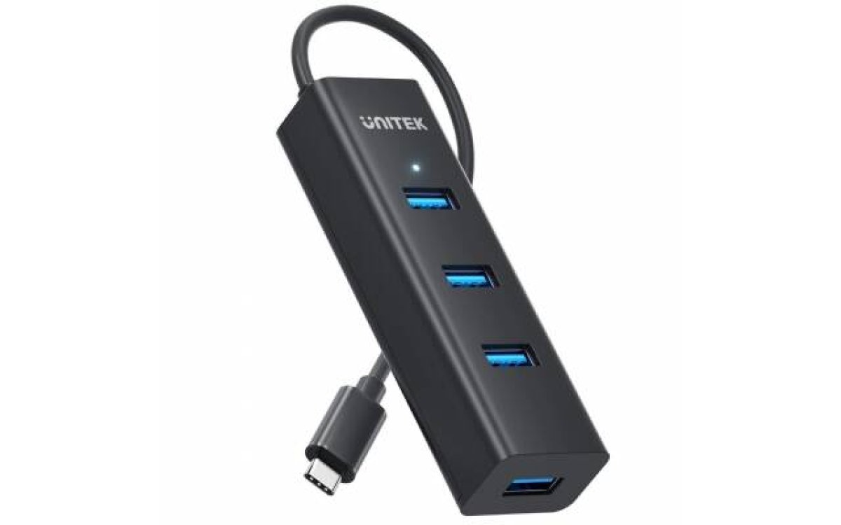 Imagen adicional 1 de HUB USB-C Unitek 4 Puertos 5Gbps