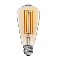 Foto del baner flotante de Lampara Led de 6w E27 filamento vintage luz calida