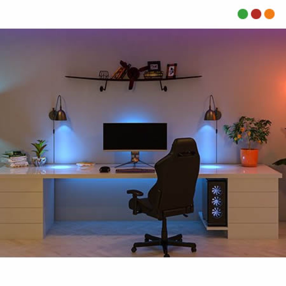 Imagen adicional 1 de Lampara LED WiFi SMART | 10 Watts | RGB | EWS 410 izyIntelb
