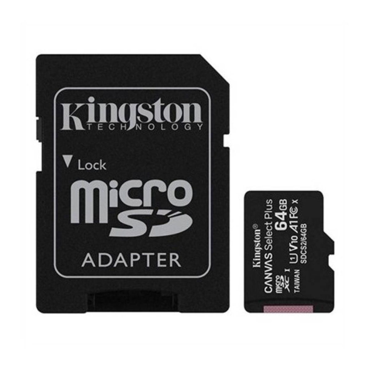 Imagen adicional 2 de Memoria micro sd 64 Gb  Kingston Class 10 de 80 mbps