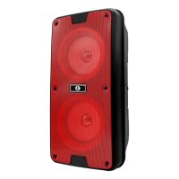 Foto del baner flotante de PARLANTE LEDSTAR HOOK 2 2x4'' TWS BLUETOOTH (rojo)