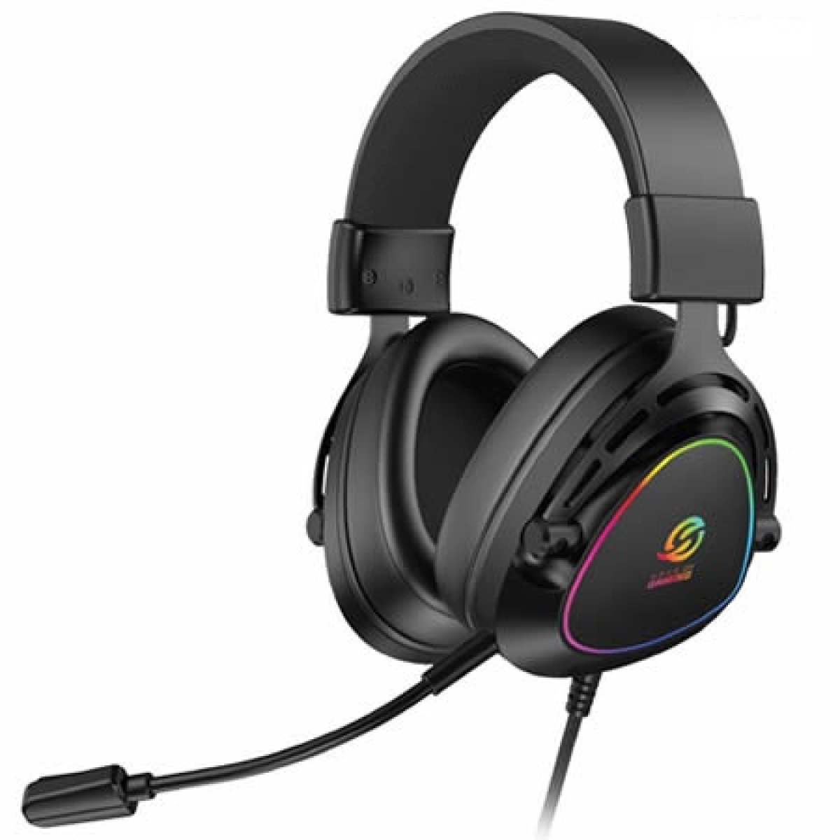 Imagen adicional 1 de PC | AURICULAR | RGB | TRIANGULAR | NEGRO | GHS59B |SOLARMAX