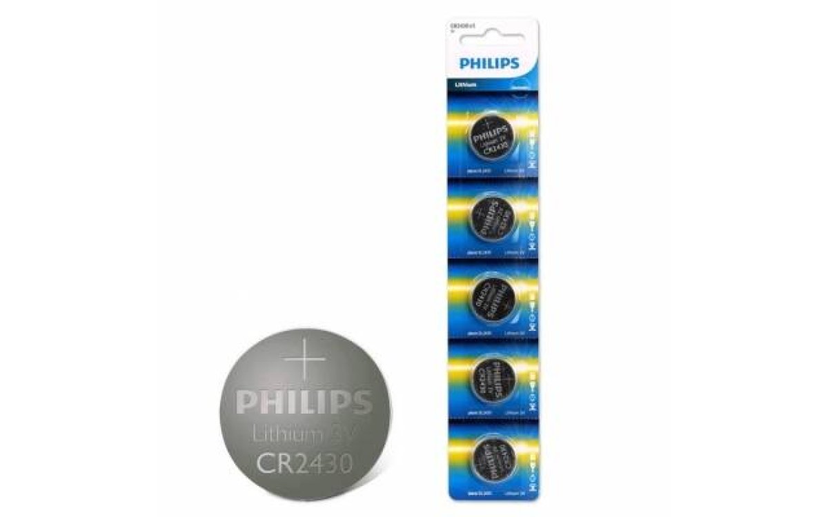 Imagen adicional 1 de Pila de Litio Philips CR2430 X 5 Nuevo. Blister X 5 unidades