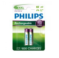 Foto del baner flotante de Pilas recargables Philips AAA 950mAh X2 Modelo R03B2A95/97