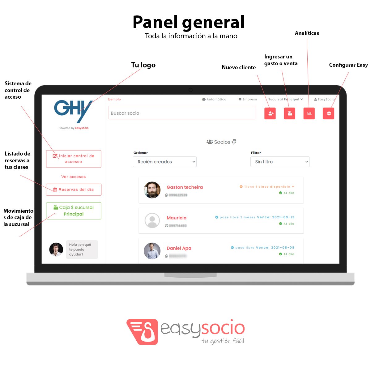 Imagen adicional 2 de Software para administrar academias de baile / por mes