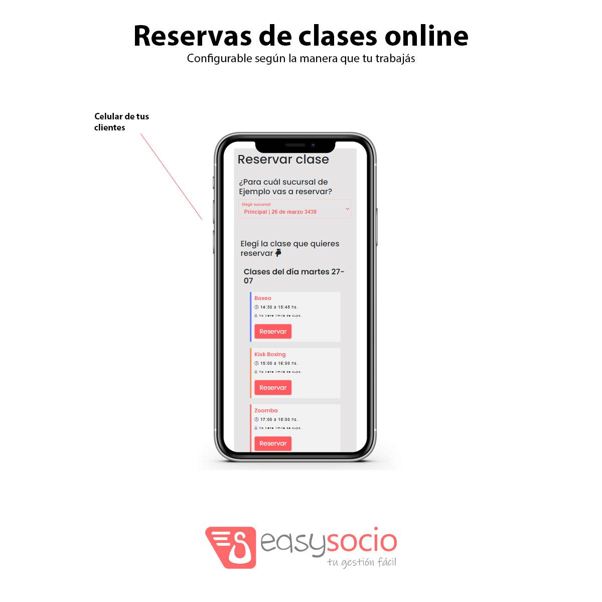 Imagen adicional 8 de Software para gimnasios en la nube Easysocio