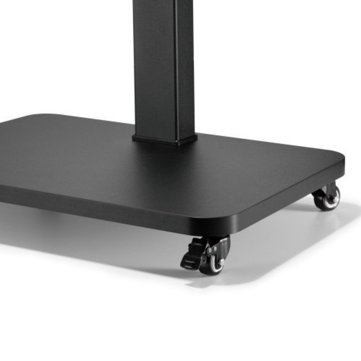 Imagen adicional 2 de Soporte movil para TV de pie hasta 65" con estante y ruedas