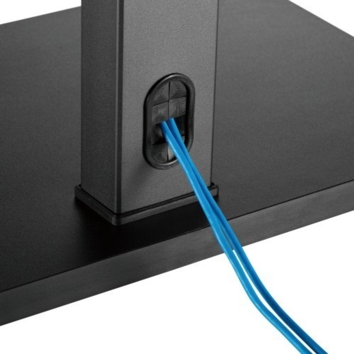 Imagen adicional 3 de Soporte movil para TV de pie hasta 65" con estante y ruedas