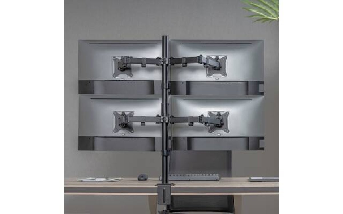 Imagen adicional 1 de Soporte para 4 monitores hasta 32"Modelo LDT66-C048.