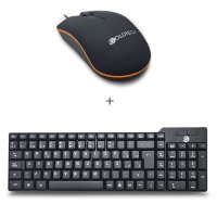 Foto del baner flotante de Teclado + Mouse usb cableados en oferta para computadoras
