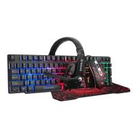 Foto del baner flotante de Teclado gamer con auriculares + mouse + pad mouse todo gamer