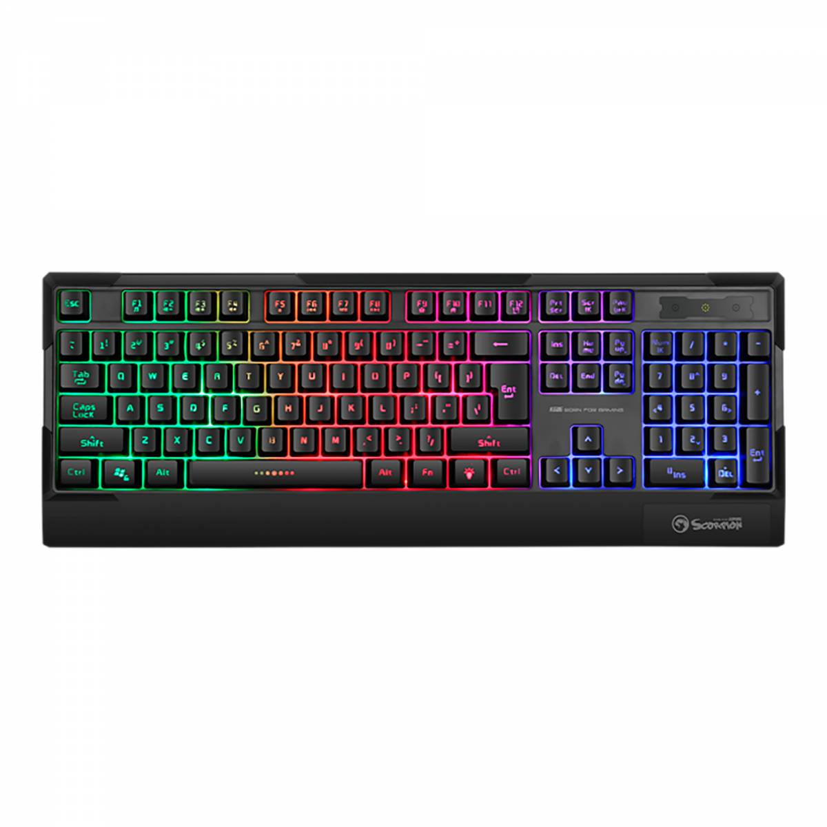 Imagen adicional 1 de Teclado gamer con luz Scoprion para PC