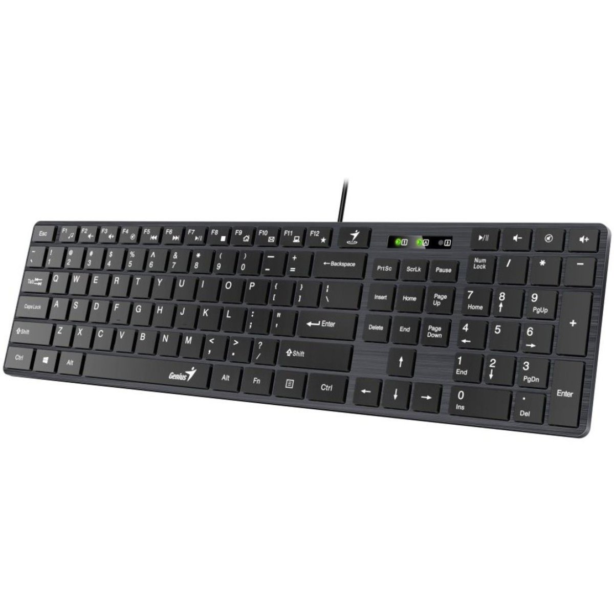 Imagen adicional 1 de Teclado USB Genius Slimstar 126 para Computadoras y notebook