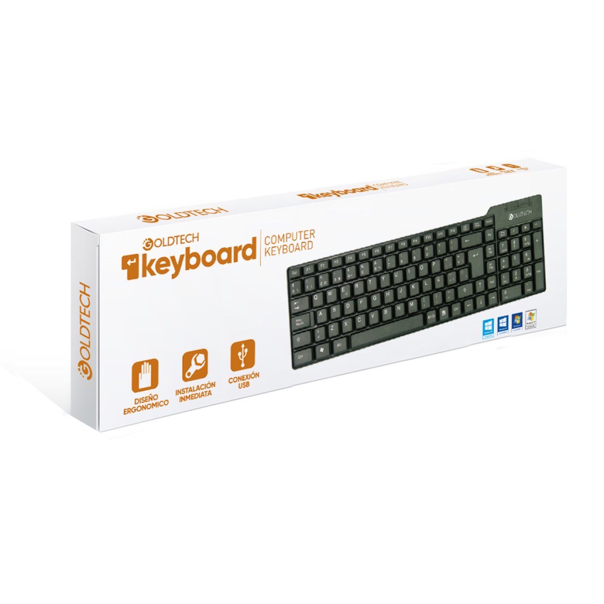 Imagen adicional 2 de Teclado Usb Goldtech para computadoras y notebooks