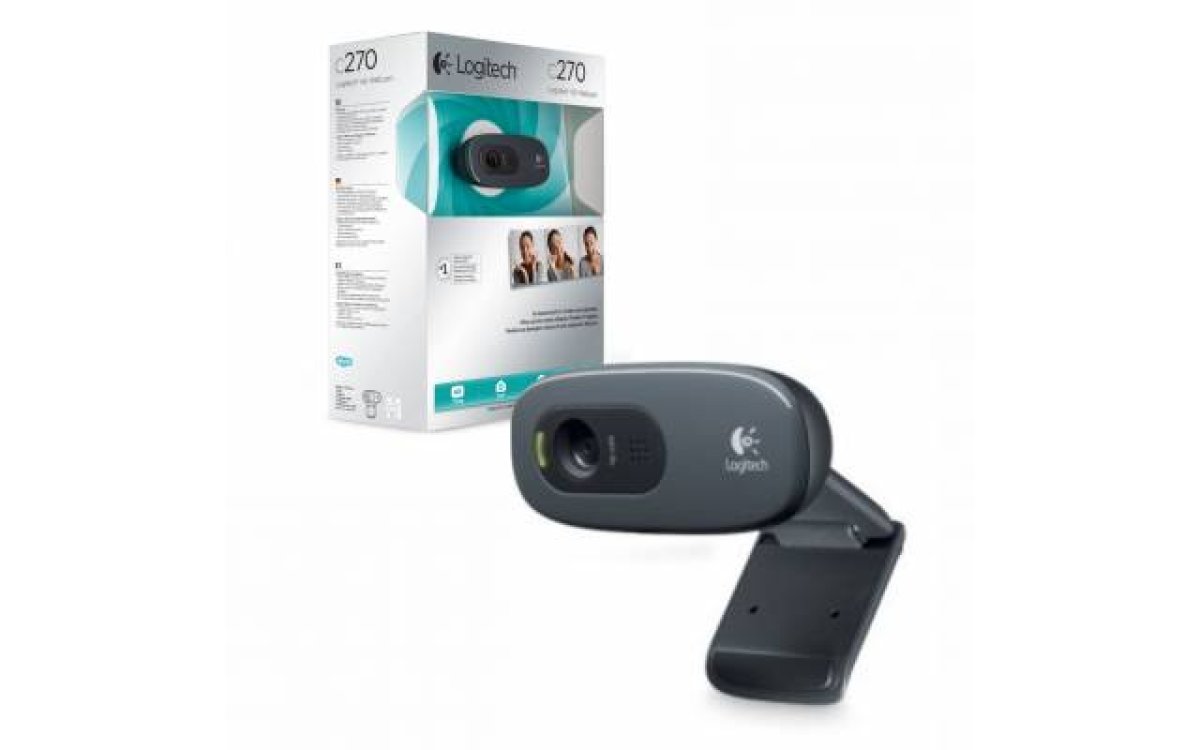 Imagen adicional 1 de Webcam Logitech C270 HD Videollamadas HD 720P en pantalla pa