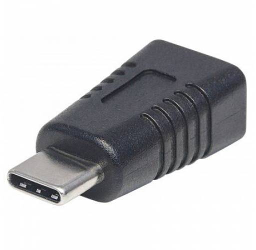 Imagen adicional 1 de Adaptador USB C macho a Micro-B hembra Manhattan