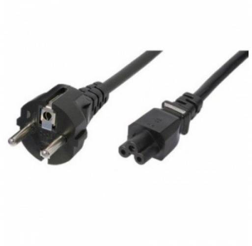 Imagen adicional 1 de Cable de poder Mickey (C5) a Schuko 1,8 Mts. 0,75 mm Manhatt