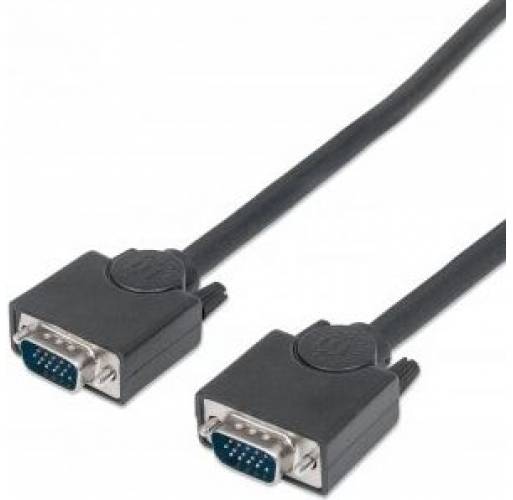 Imagen adicional 1 de Cable VGA macho a macho  3,0 mts Blindado Manhattan