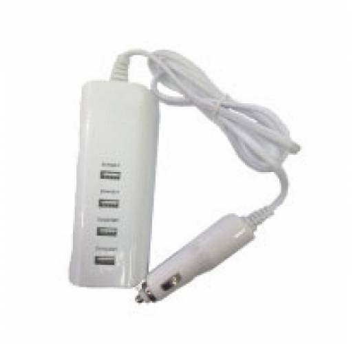 Imagen adicional 1 de Cargador para auto usb de 4 puertos de carga