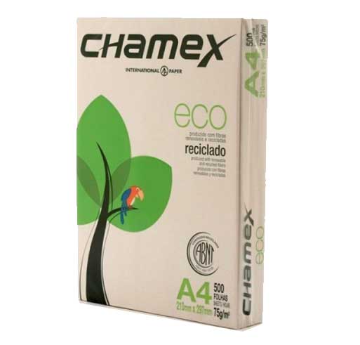 Prosperar Absurdo plan de estudios 🥇 Resma de 500 hojas de Papel chamex 75 gr Hojas recicladas